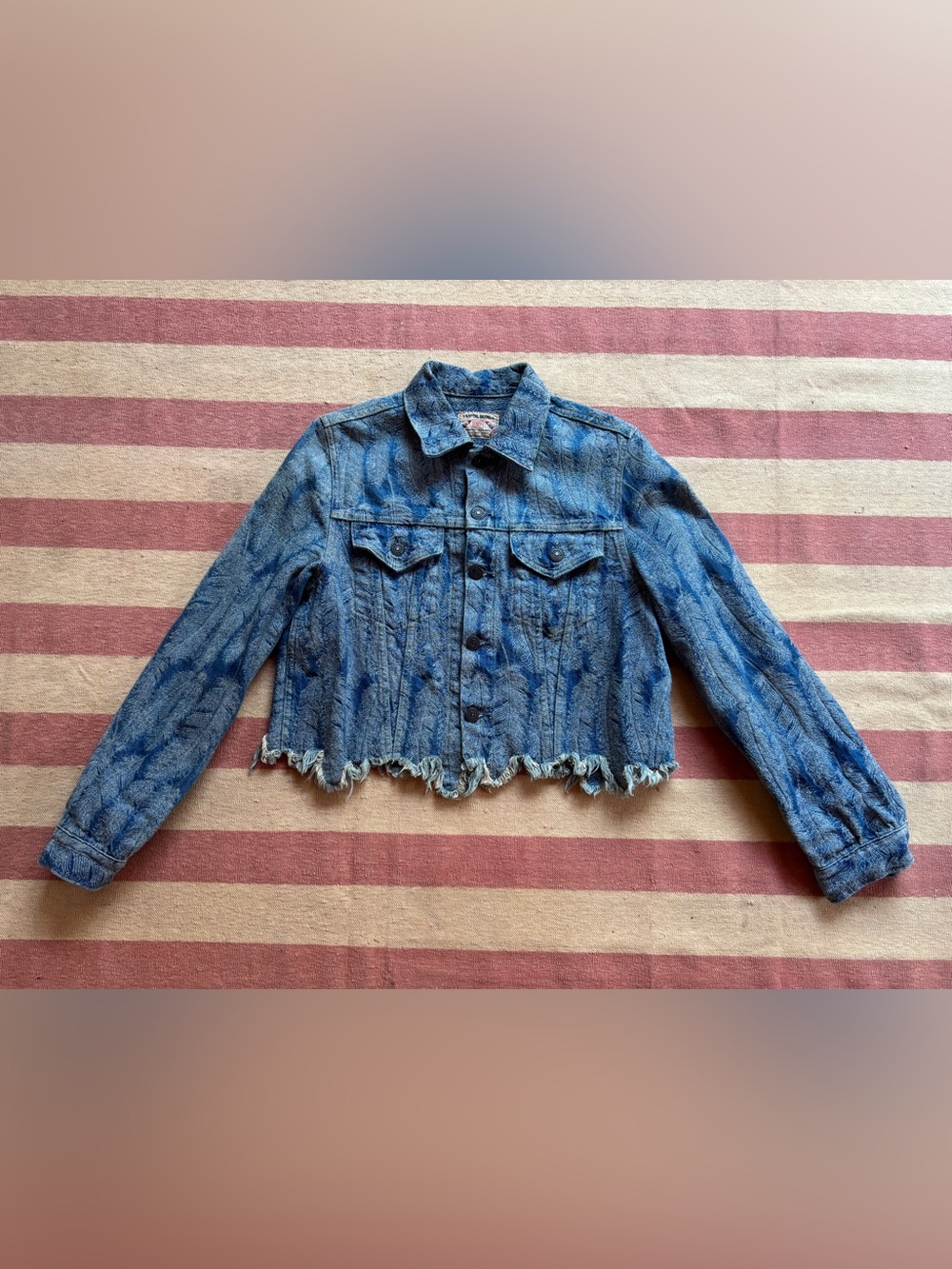 Kapital Magpie Cropped Woman’s Denim Jacket